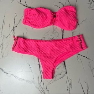 H&M bright pink bikini SZ 10